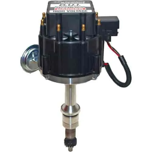 Dui Street/strip Distributor Black For Ford Fe Engines