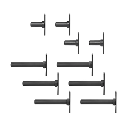 Bolt-on Plate Peg Sets - Manticore (3" X 3"; 1" Holes) - (3 Pairs Of 13", 2 Pairs Of 5")