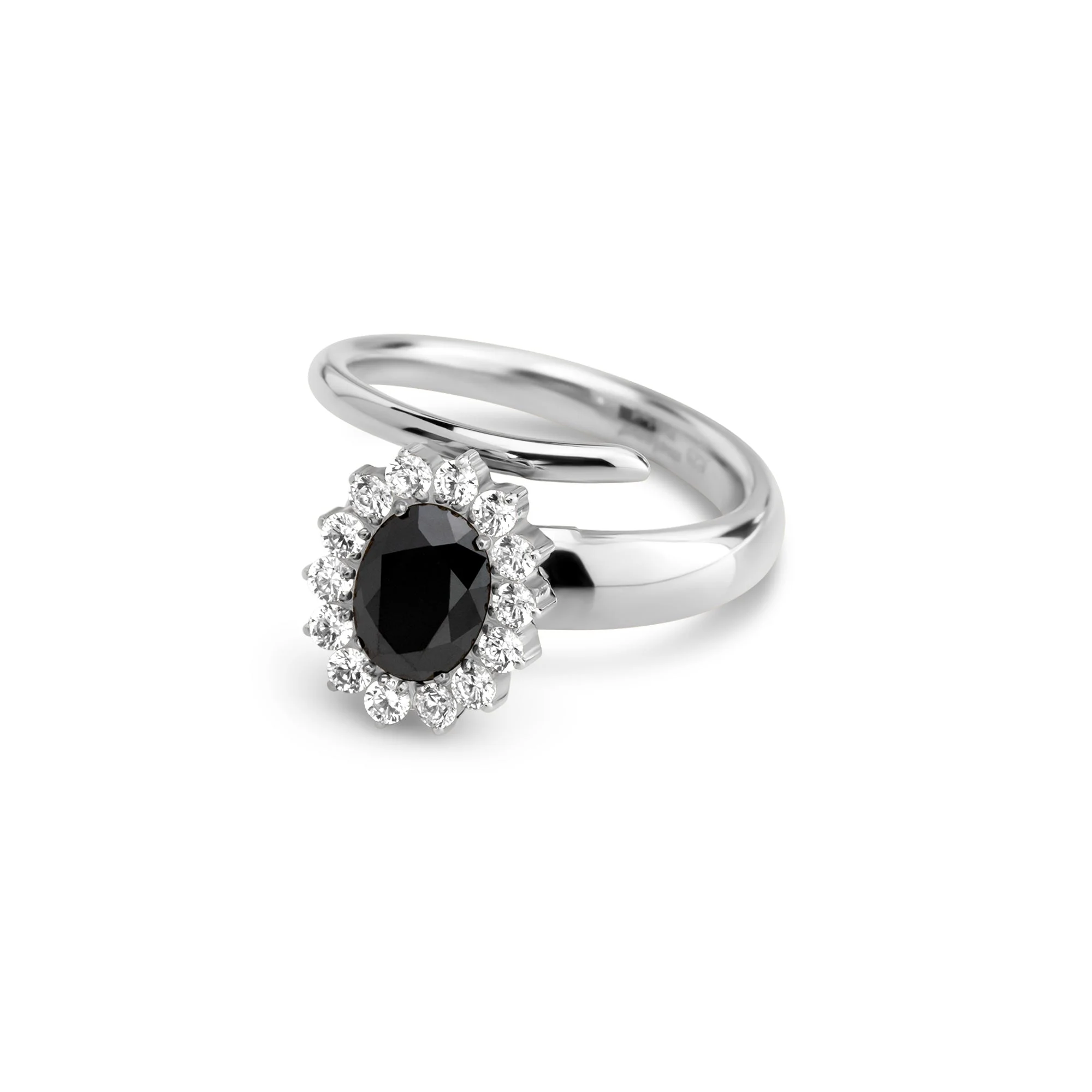 Melano Twisted Merry Mistletoe Ring Set - Zilverkleurig
