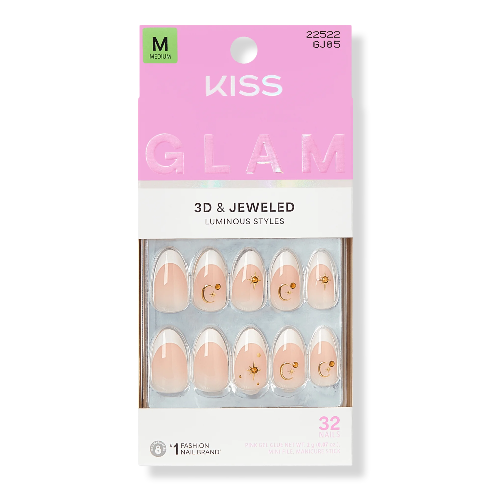 Zephyr Glam Jeweled Press On Nails