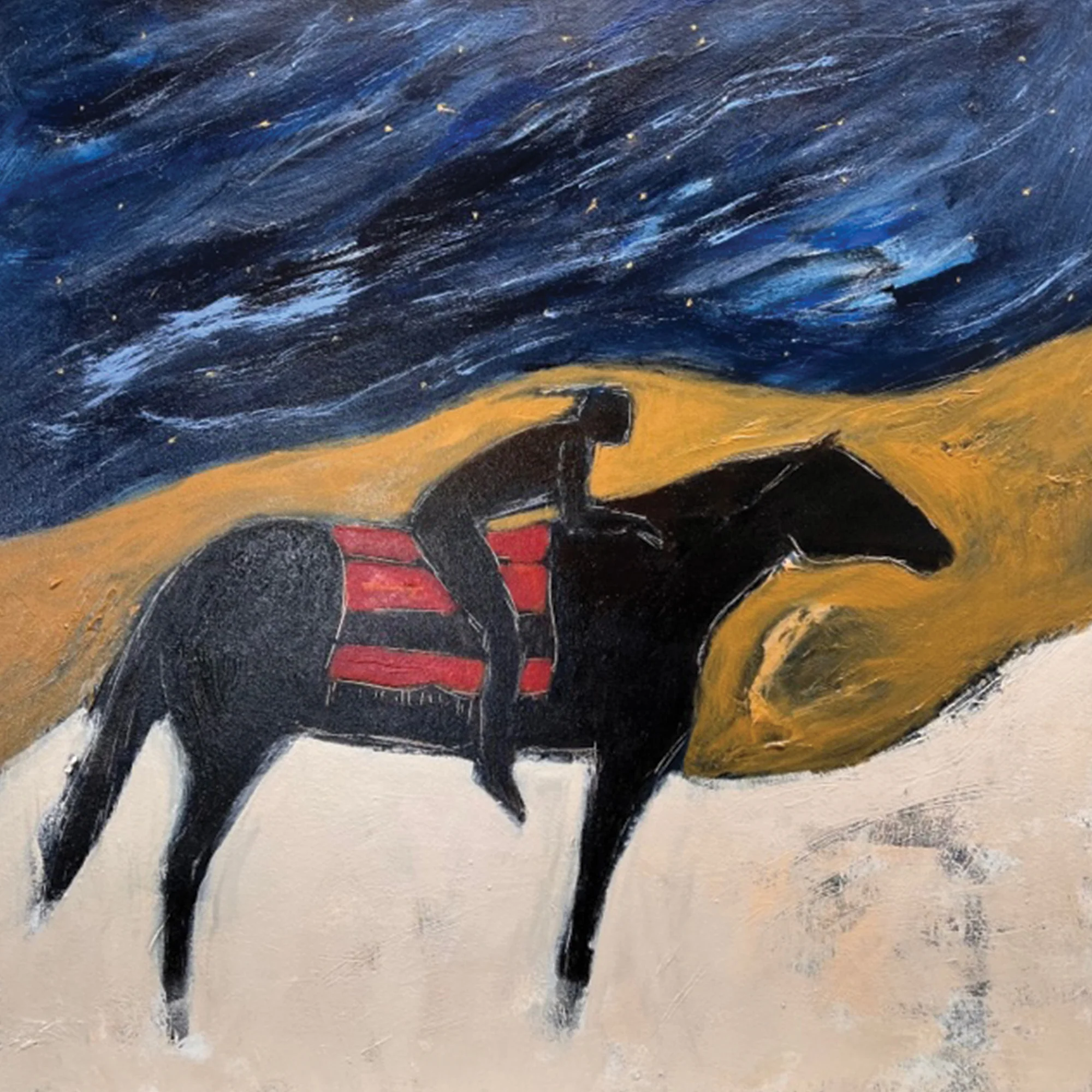 Midnight Rider 36" X 36"