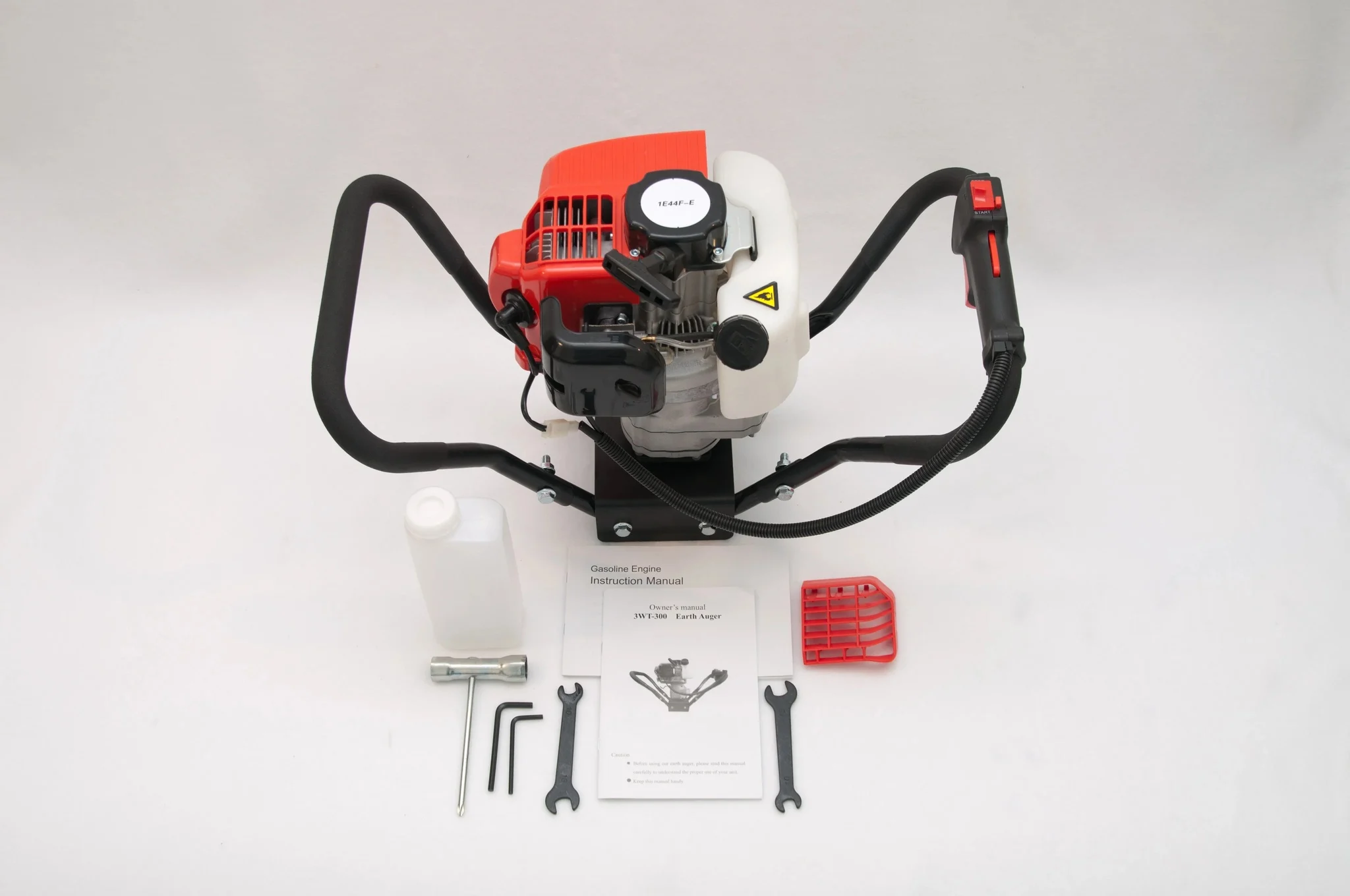 Hand-held Post Hole Digger Engine/head, 52 Cc 2.3 Hp Single-man Operation