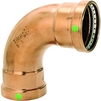 Viega Propress 2-1/2" - 90° Copper Elbow - Double Press Connection - Smart Connect Technology | 20623