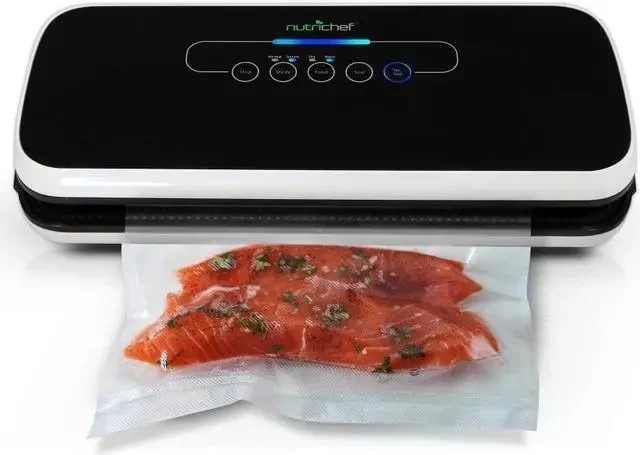 Nutrichef Pkvs18bk Nutrichef Automatic Food Vacuum Sealer - Electric Air Sealing Preserver System (black)