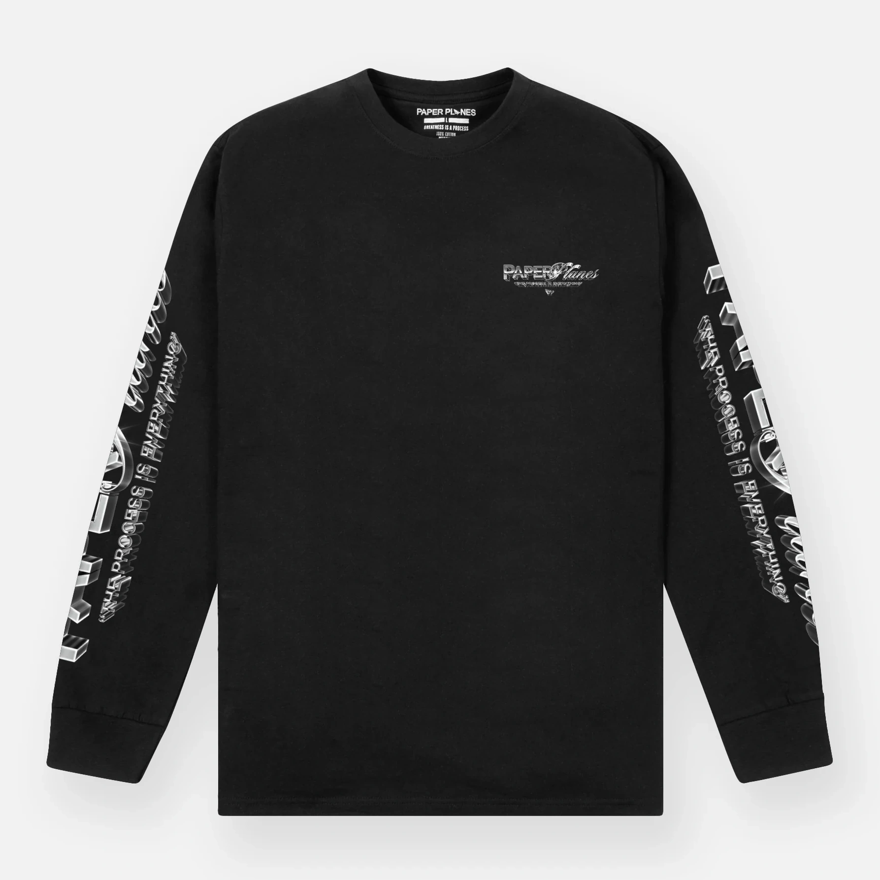 Chrome Finish Long Sleeve Tee