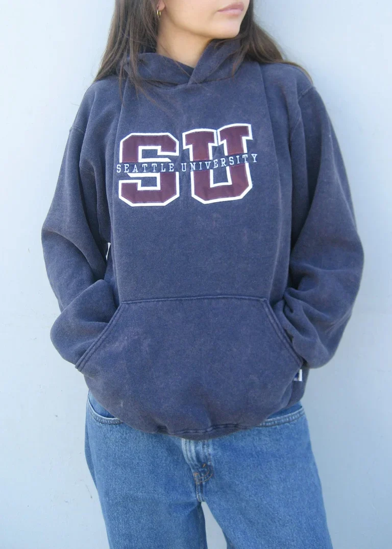 Rcycld Acid Wash Graphic Hoode - Warm