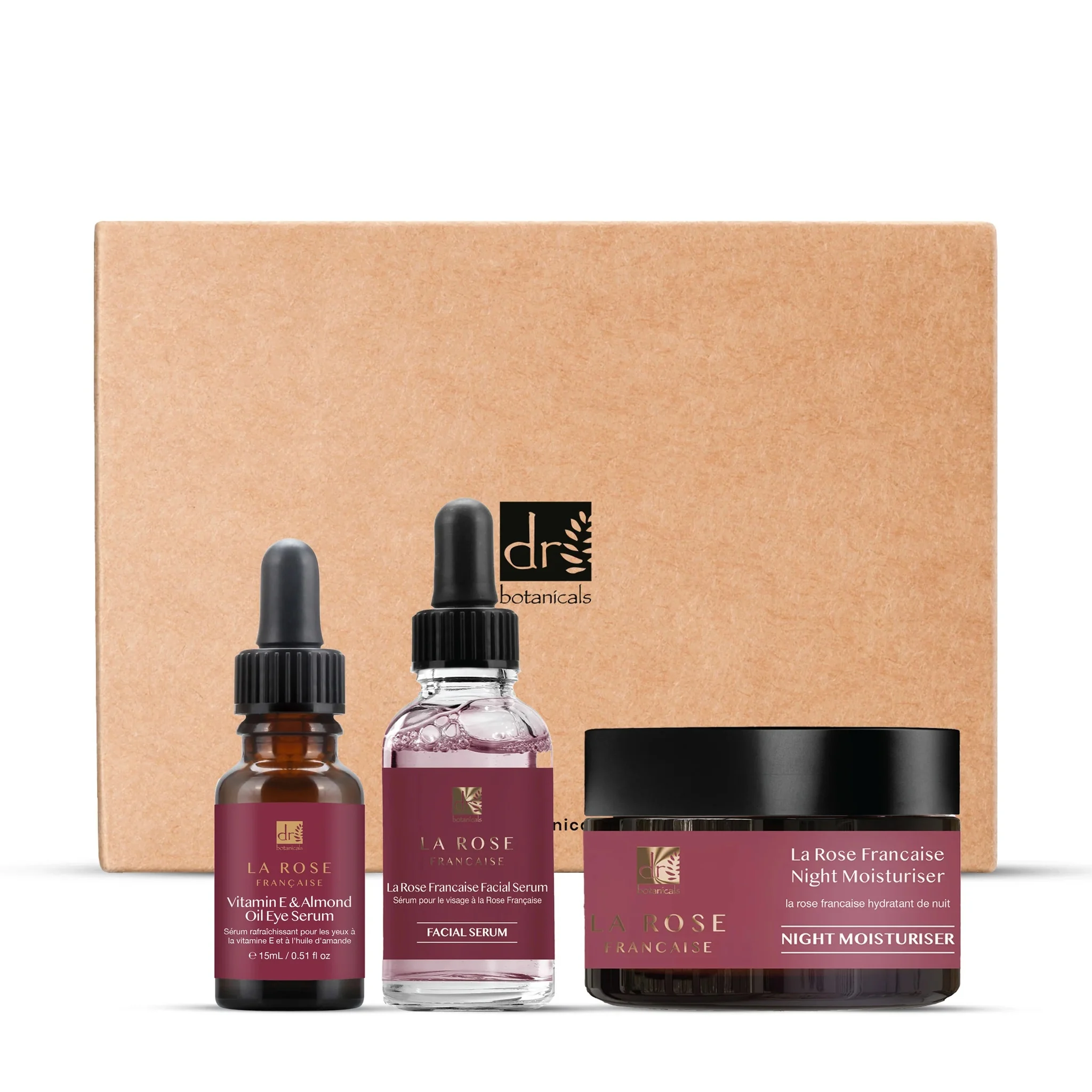 Db La Rose Française - Facial Serum, Eye Serum And Night Moisturiser