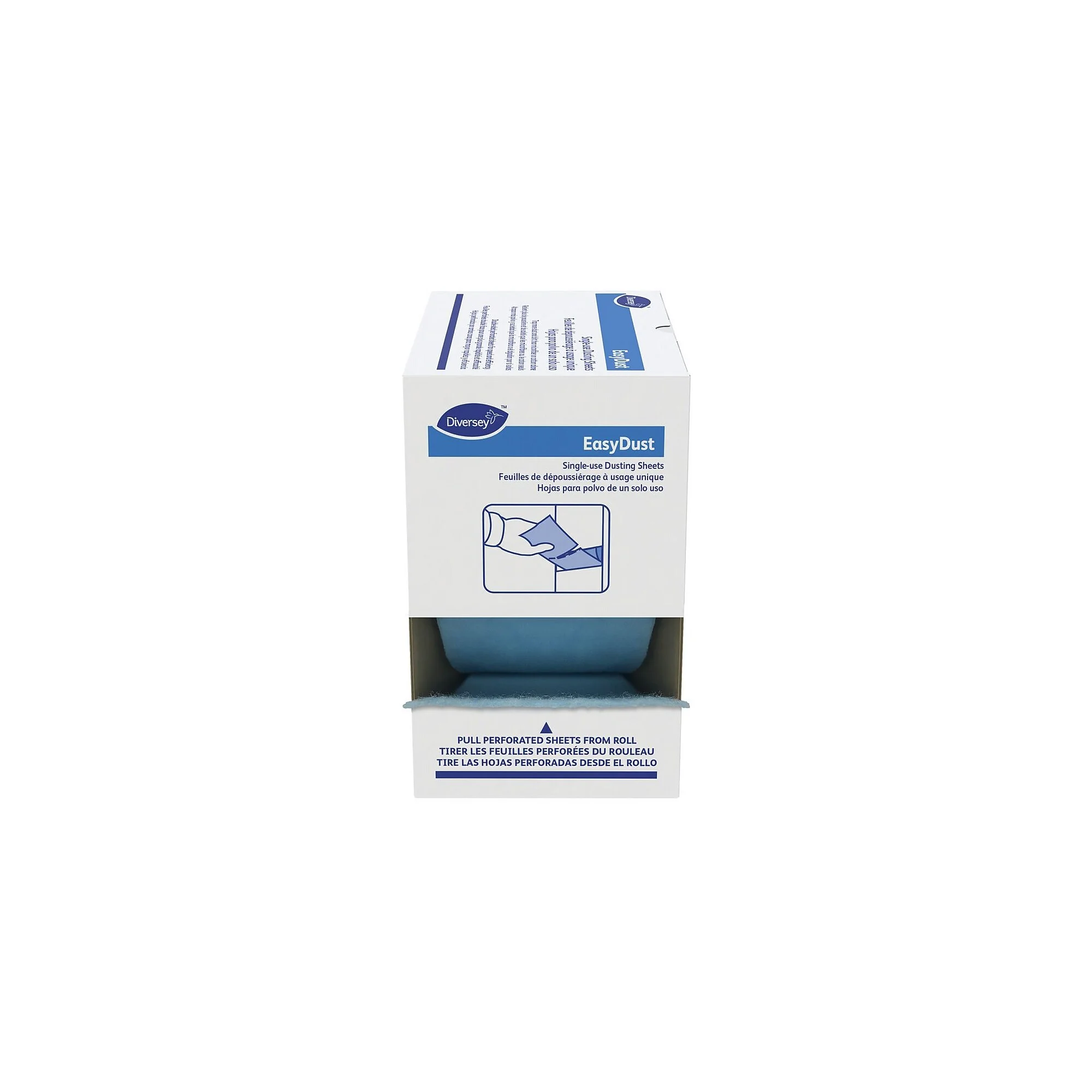 Diversey Easydust Single-use Dusting Sheets, 250 Dusters/box, 6 Boxes/carton (9292466)