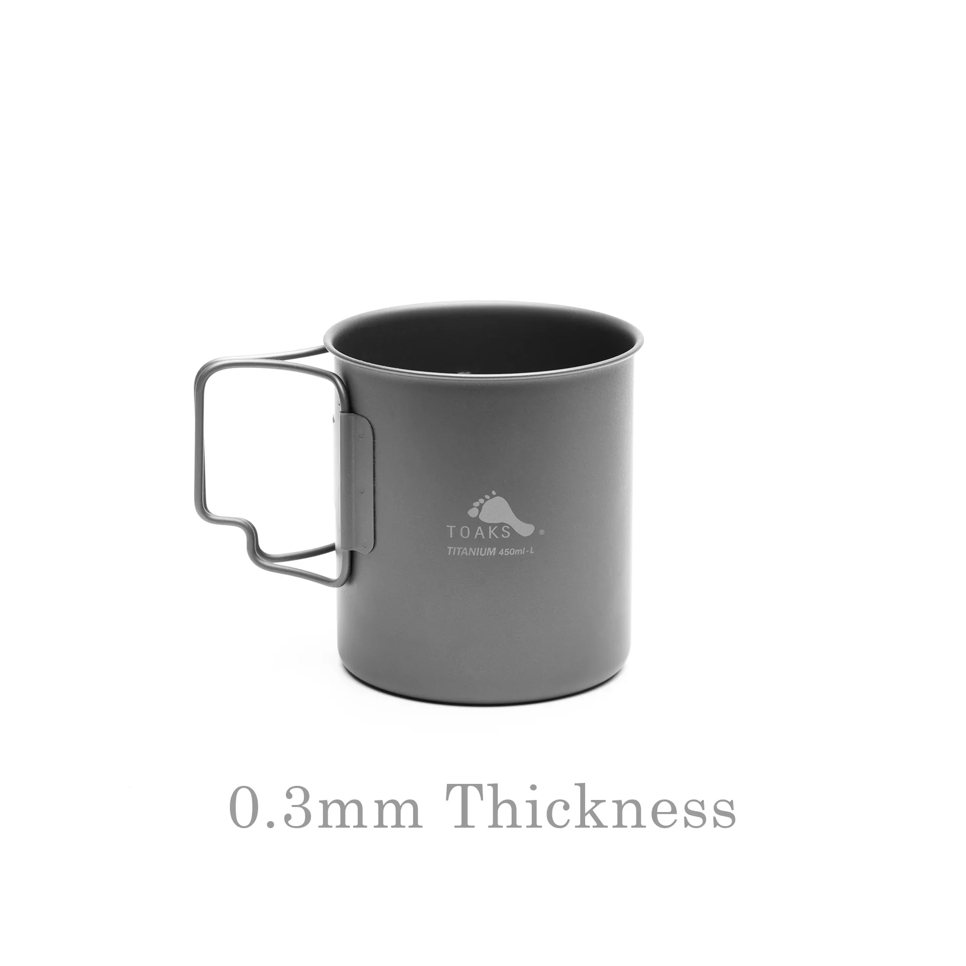 Toaks Ultralight Titanium 450ml Cup - Silver