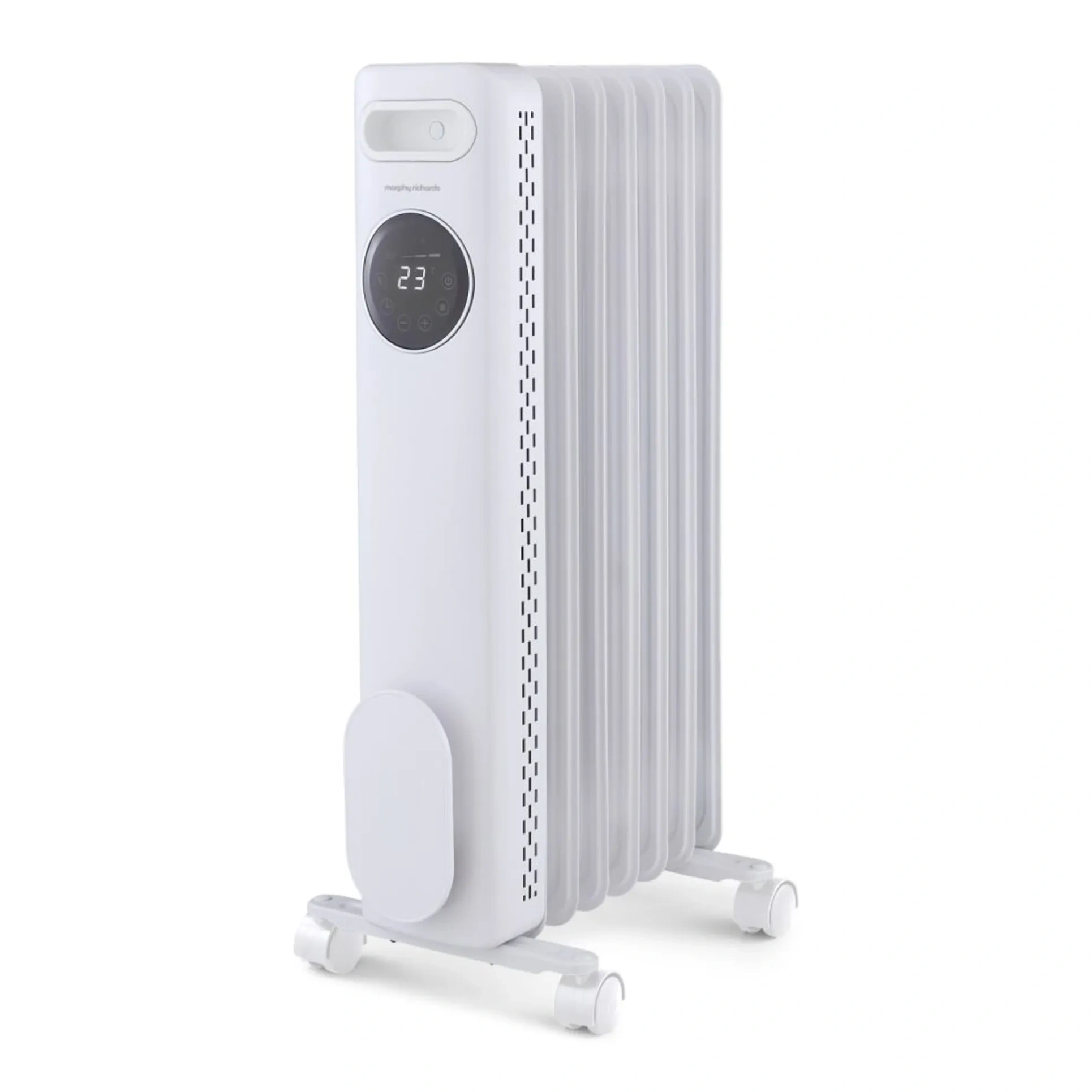 Heatflux 1.5kw Digital Oil Filled Radiator With Remote Control White