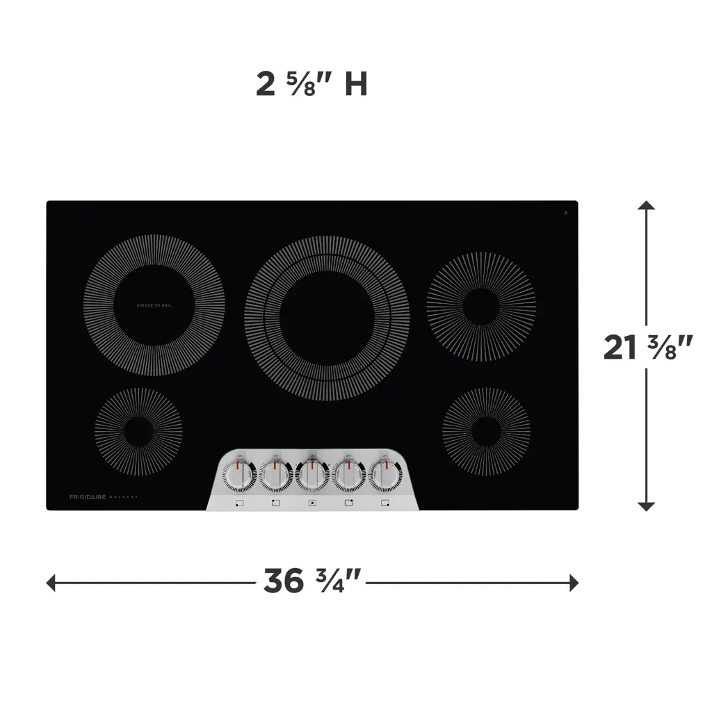 36" Electric Cooktop Stainless Steel-gcce3670as