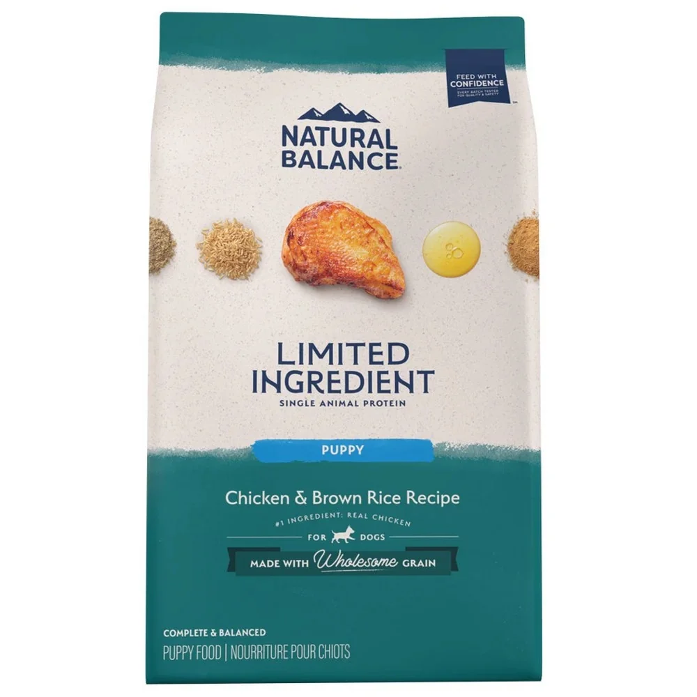 Natural Balance Pet Foods Limited Ingredient Puppy Dry Dog Food Chicken & Brown Rice, 4 Lbs By Natural Balance Pet Foods