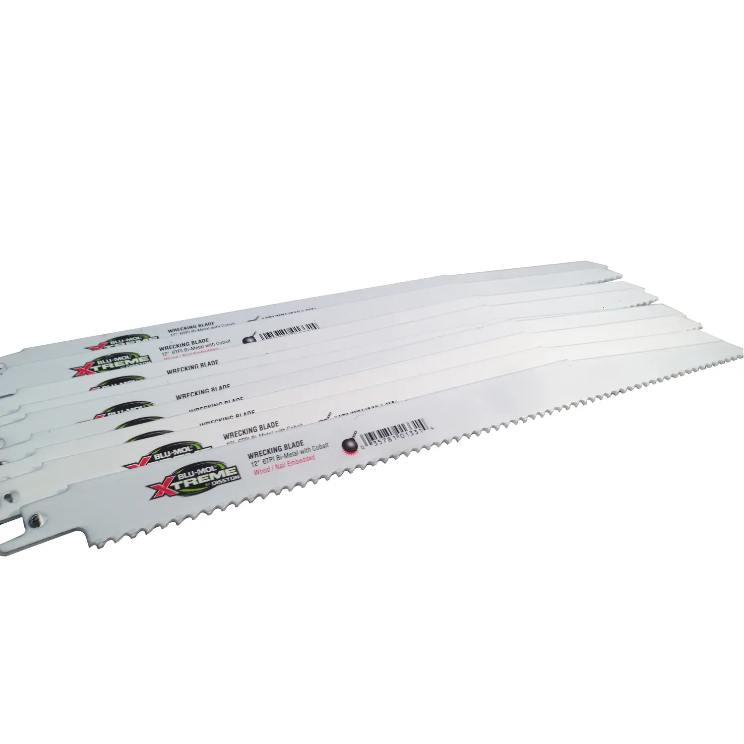Blu-mol Xtreme Xtreme 12 In. Bi-metal Demolition Reciprocating Saw Blade 6 Tpi 10 Pk
