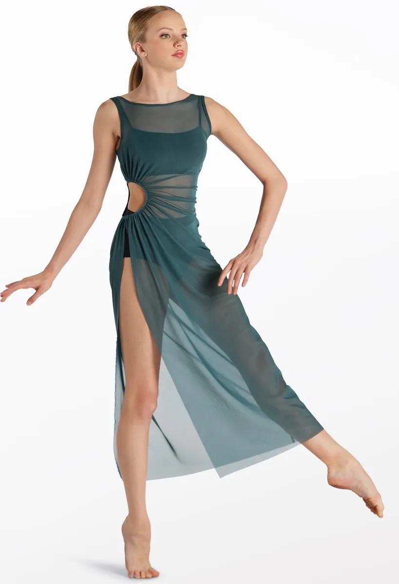 Cutout Maxi Overdress