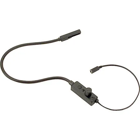 Littlite L-7 Series High Intensity 12" Permanently Attached End-mount Gooseneck Lampset, U.s Power Supply