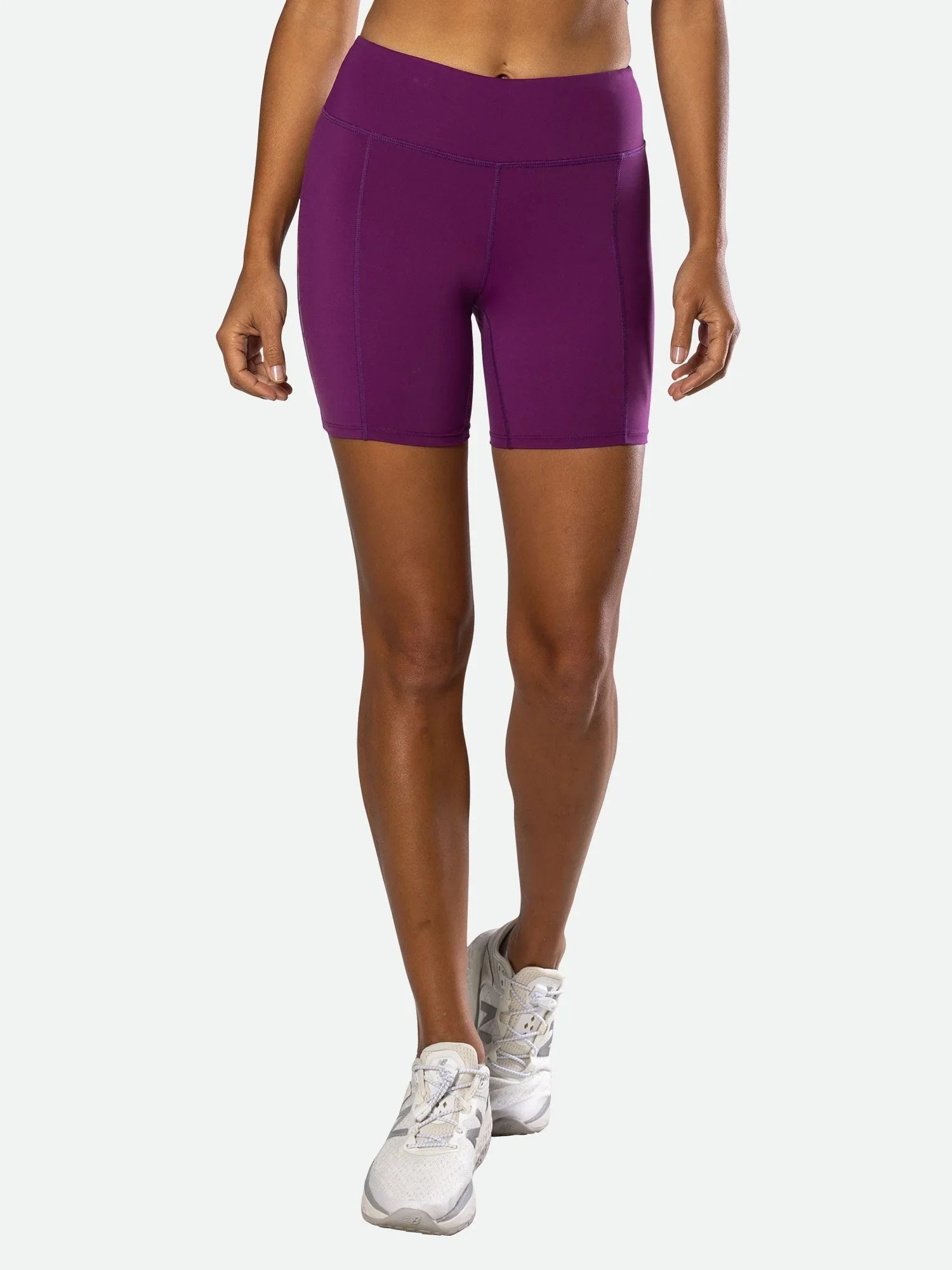 Women's Interval 6" Bike Shorts - Plum