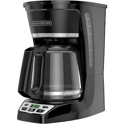 Black+decker 12-cup Programmable Coffeemaker, Black, Cm1070b-2