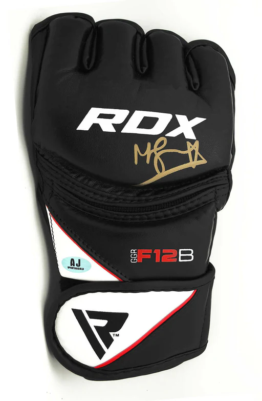 Michael Bisping Ufc Autographed Rdx Training Model Mma Glove