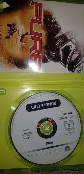 Pure Till Xbox 360 Skiva Och Manual