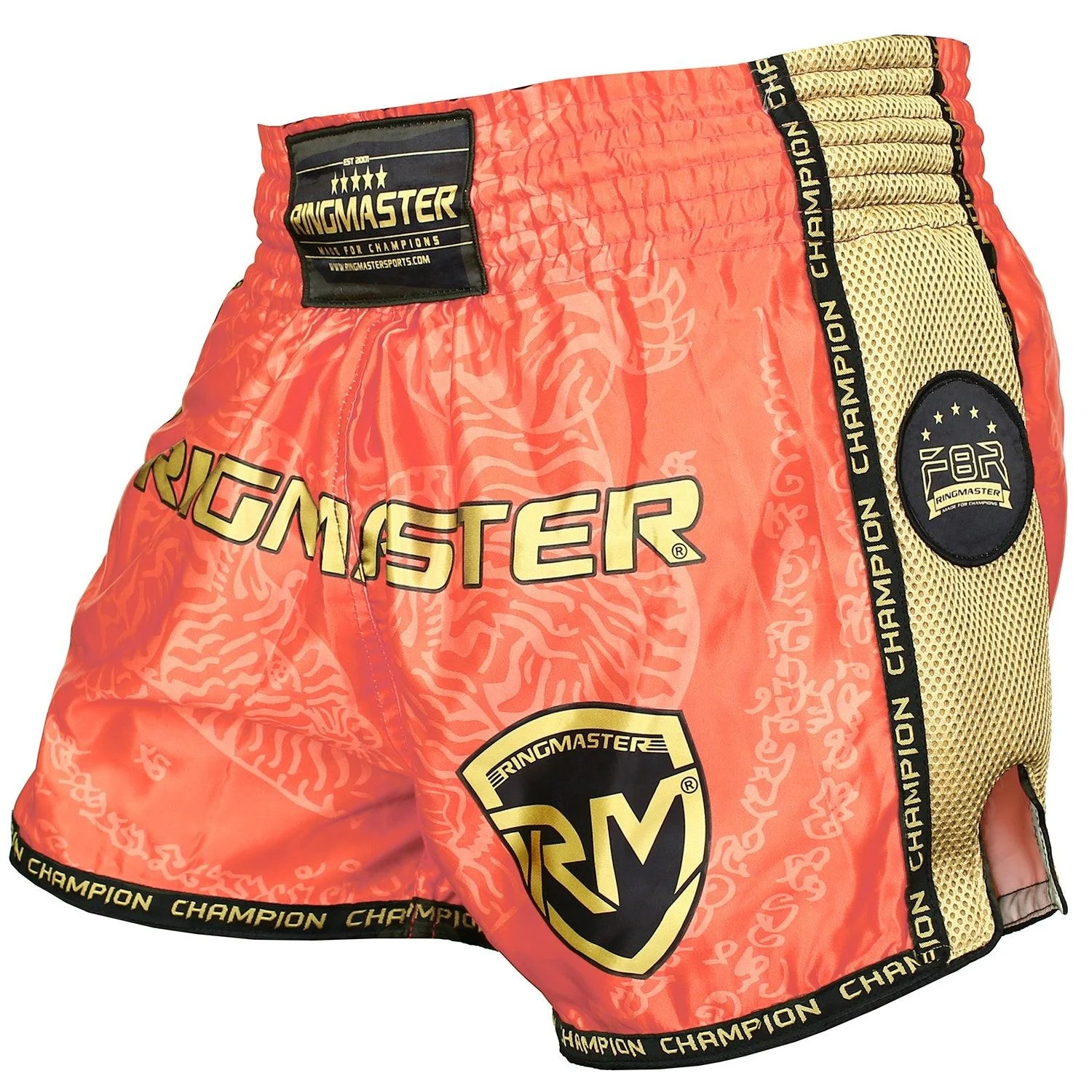 Ringmaster Sports Kids Thai / Kickboxing Shorts F8r Series Pink