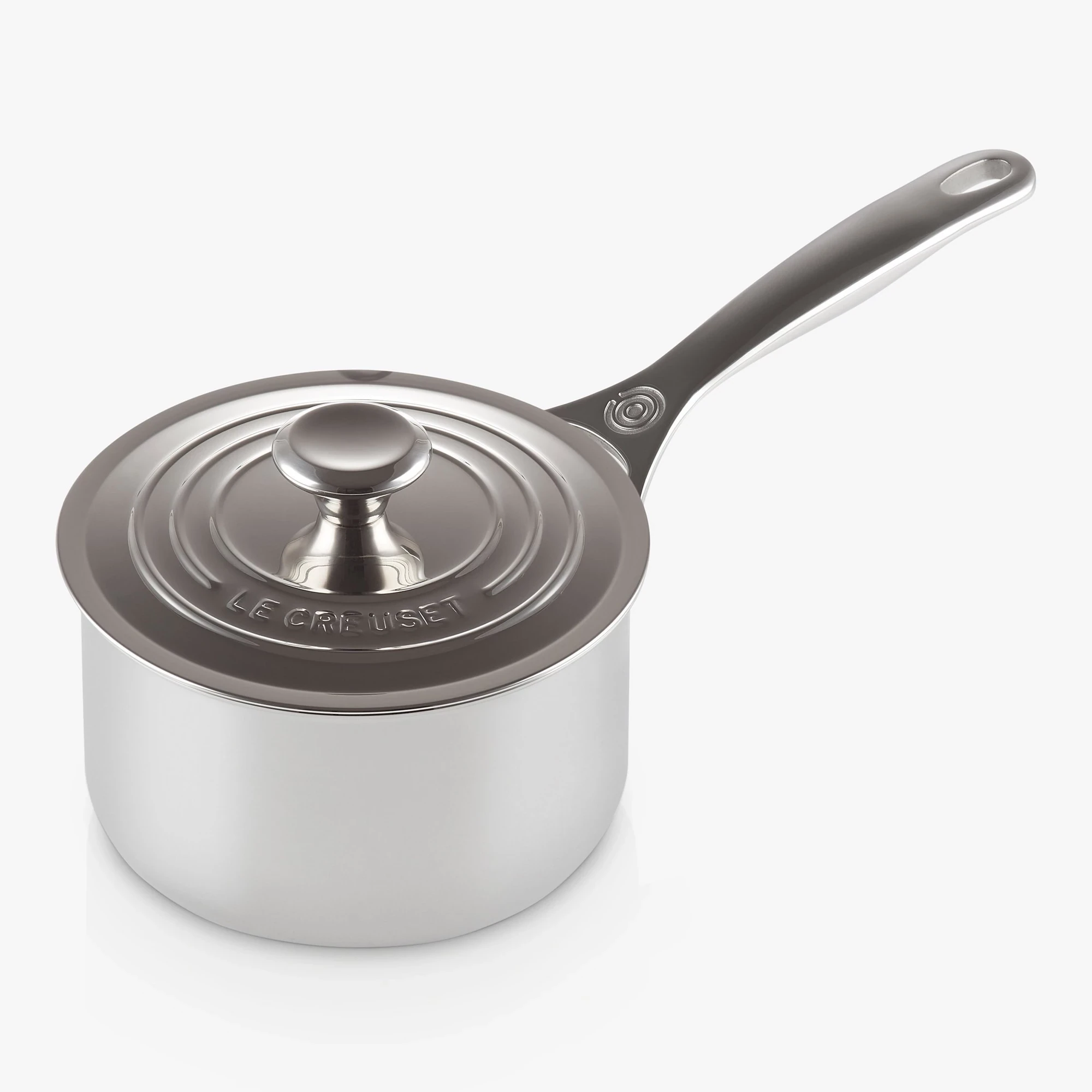 Le Creuset Signature 3‑ply Stainless Steel Saucepan, Dia.16cm