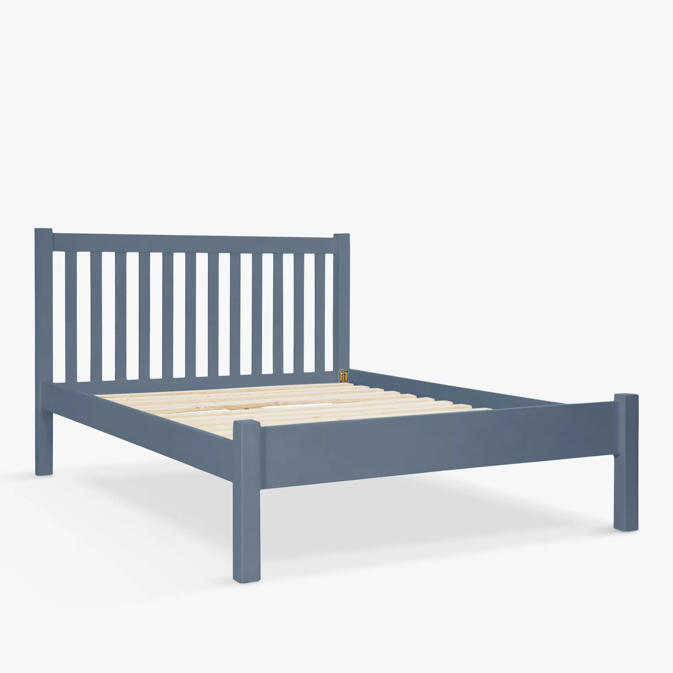 John Lewis Wilton Bed Frame, King Size, Denim Blue