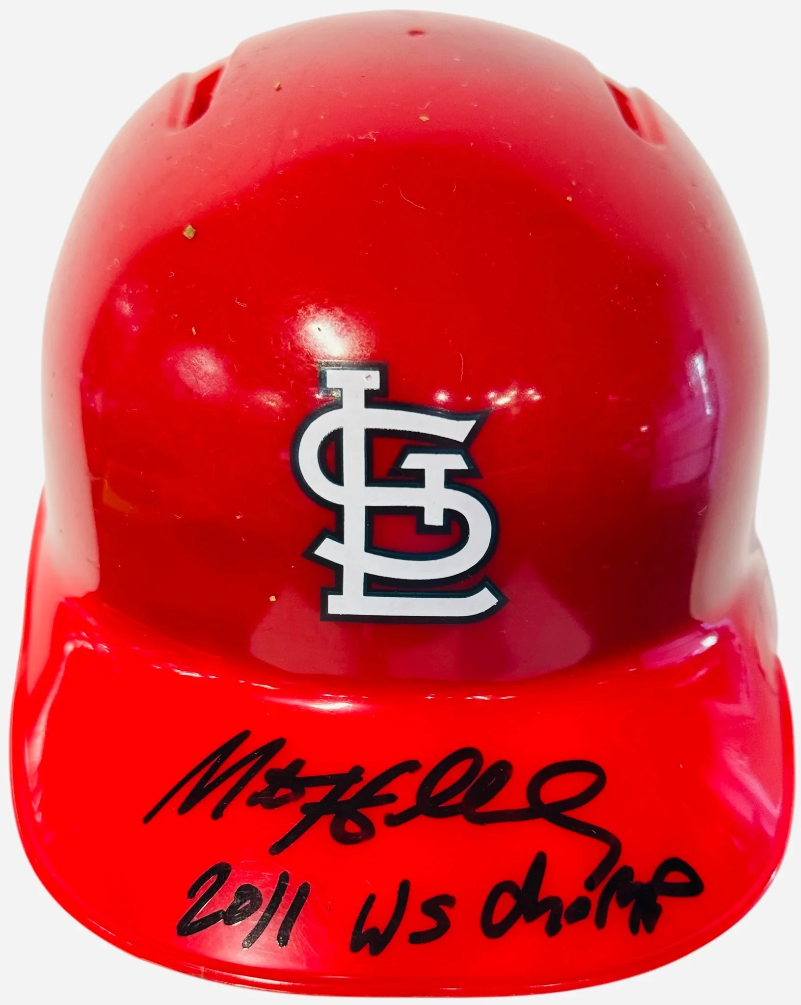 Matt Holliday Autographed St. Louis Cardinals Mini Helmet (jsa)