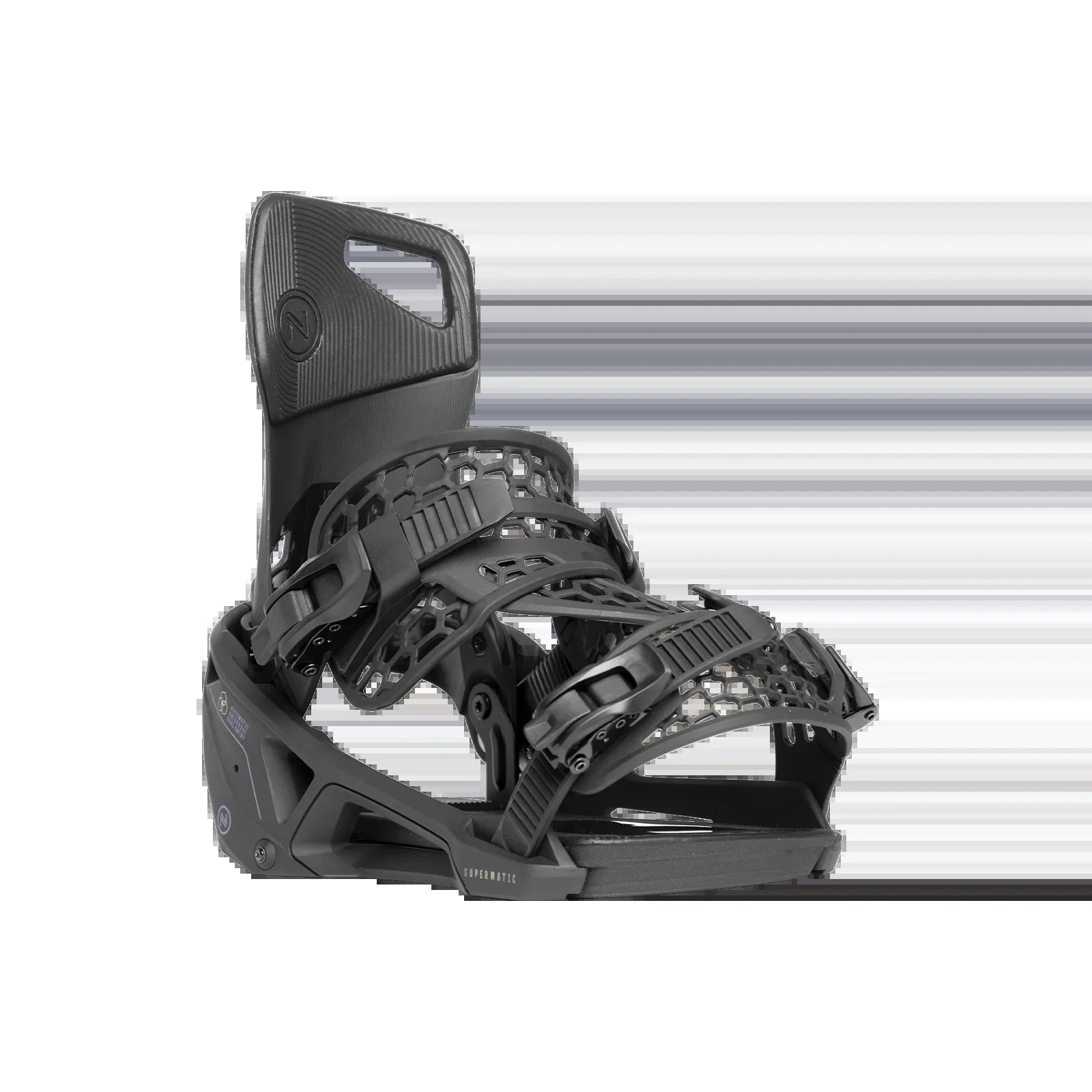 Nidecker Supermatic Snowboard Bindings 2025 - Black