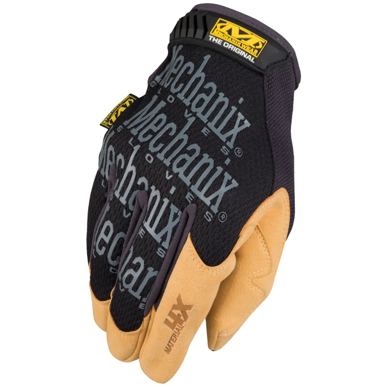 Original Men's Abrasion Gloves Black/tan Xl