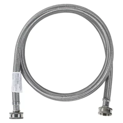 Certified Appliance Accessories 4 Ft. Braided Stainless Steel Washing Machine Hose