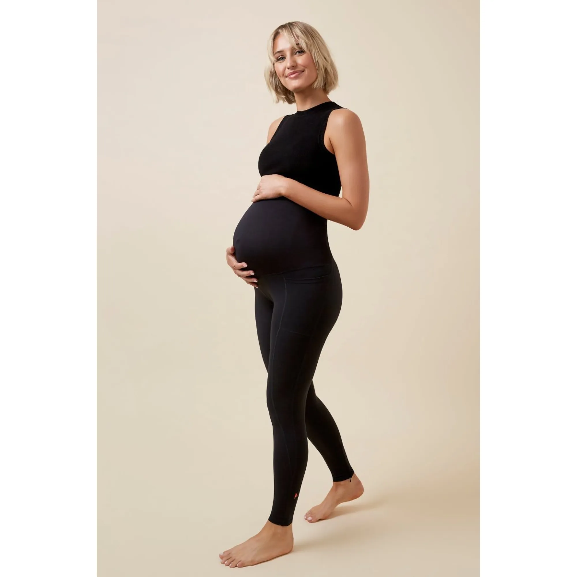 Thery The Saviour Maternity Compression Leggings - Black
