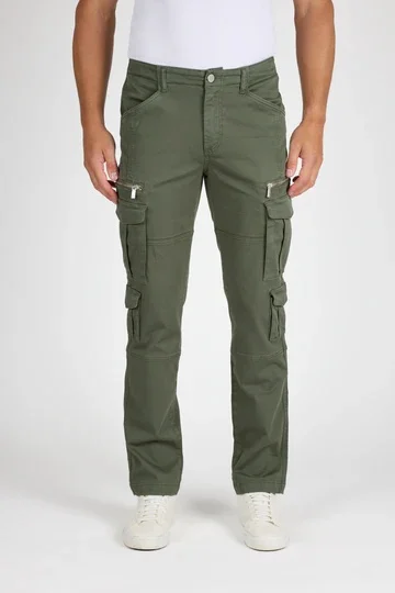 Monfrere Men's Straight Leg Cargo Pants Tactical Army