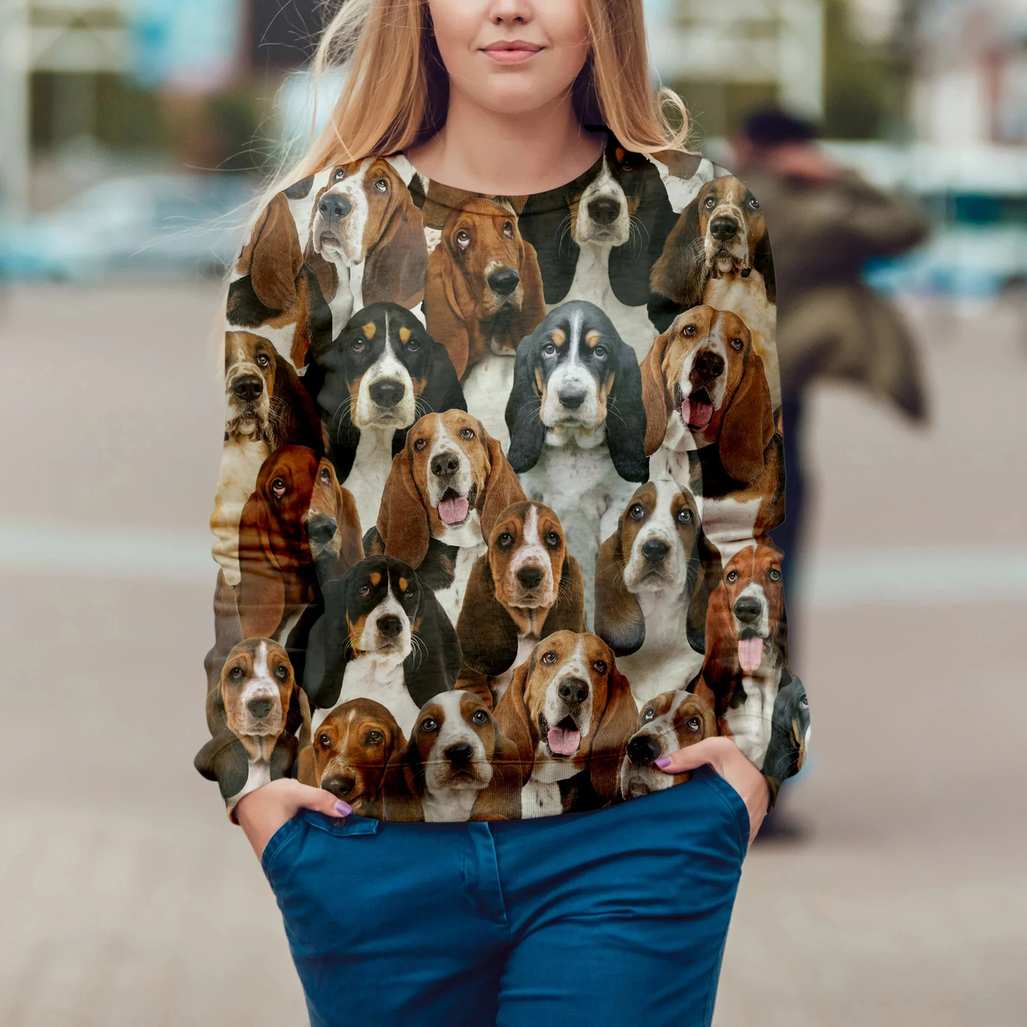 You Will Have A Bunch Of Basset Hounds - Sweatshirt V1 - Crewneck Sweatshirt