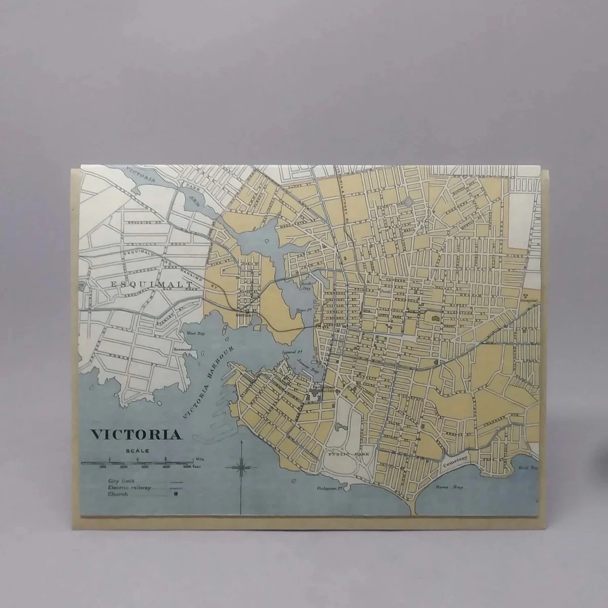 Map Of Victoria - Vintage