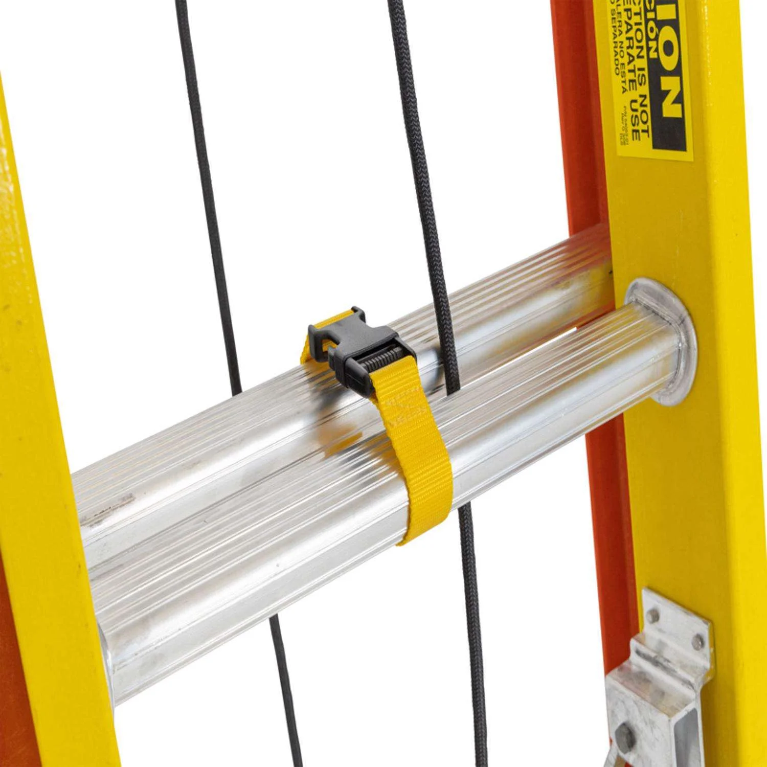 Werner Glidesafe 32 Ft. H Fiberglass Extension Ladder Type Ia 300 Lb. Capacity