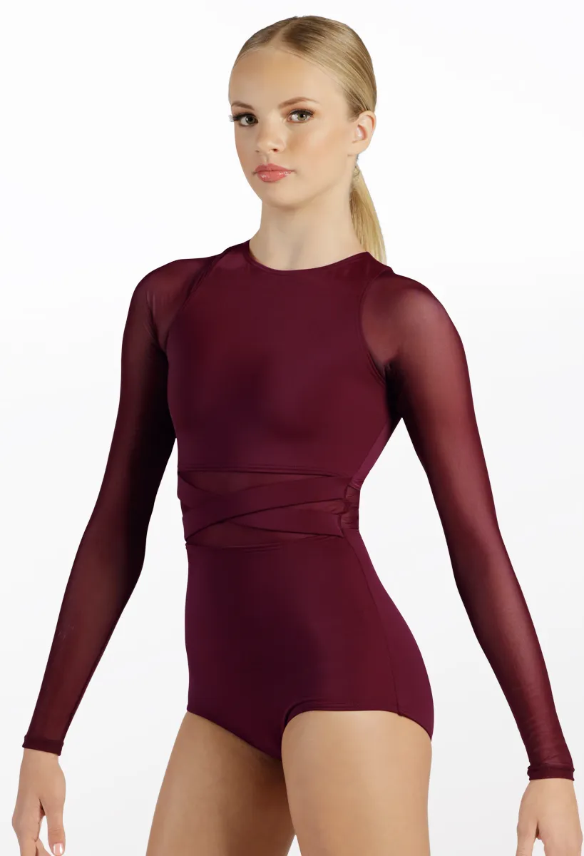 Long Sleeve Crossover Leotard