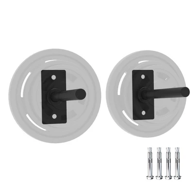 Wall Mounted Weight Plate Holder,weight Plate Rack For For All Size Bumper Plates, Max Weight Capacity 300 Lb, Home Gym Organizer