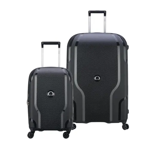 Clavel Hardside 2-piece Set Small/large Expandable Luggage With Spinner Wheels