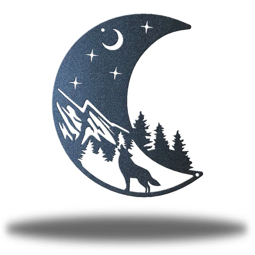 Wolf Moon - 24"/black/no