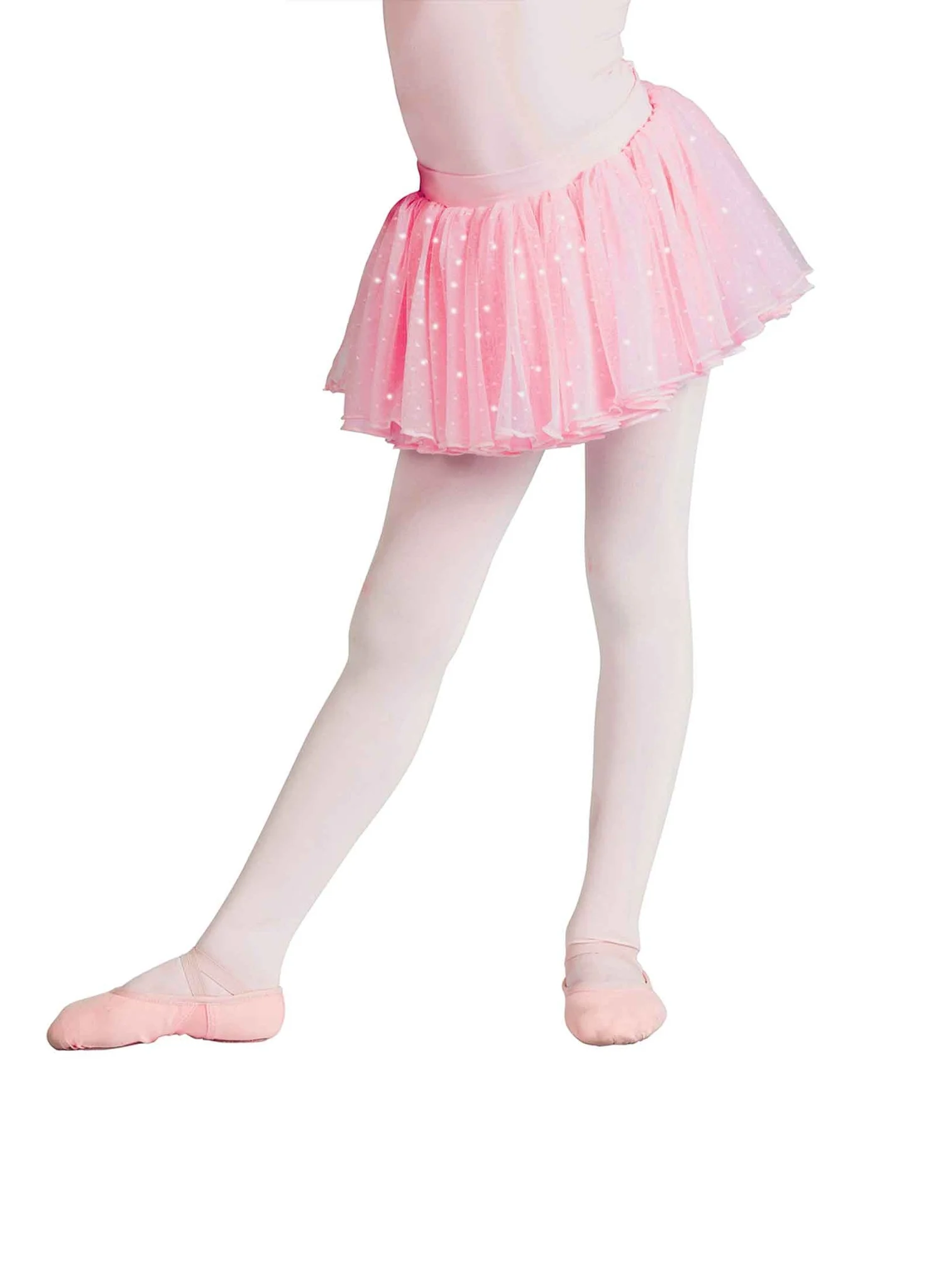 Carmen Triple Tier Polka Dot Skirt - Pink