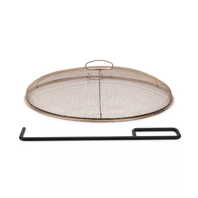 Tiki Brand Smokeless Fire Pit Metal Screen & Poker