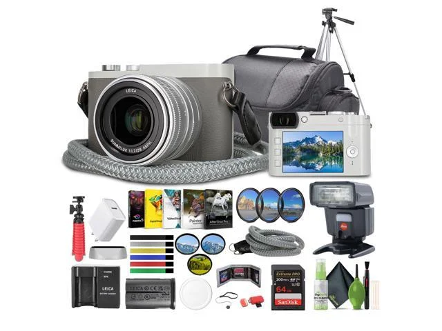 Leica Q2 Ghost Hodinkee Digital Camera W/leica Sf40 Flash Camera Case Memory Card + More