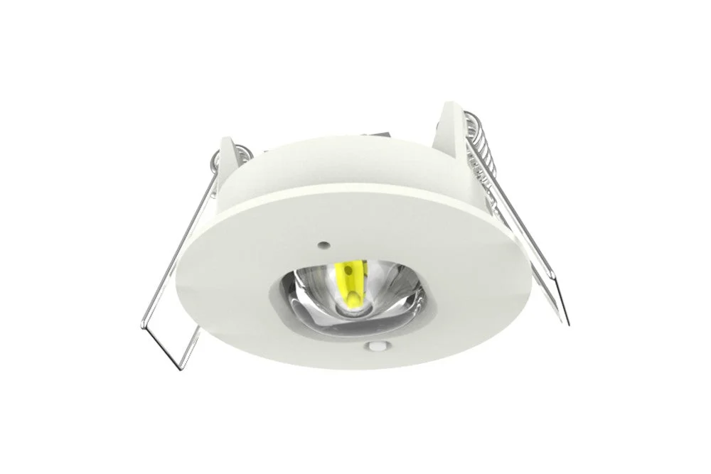 Integral Ilemdl074 Emergency Compact Downlight 1w 120lm 3hr Non-maintained 38mm Cutout 4000k Open Area Self Test