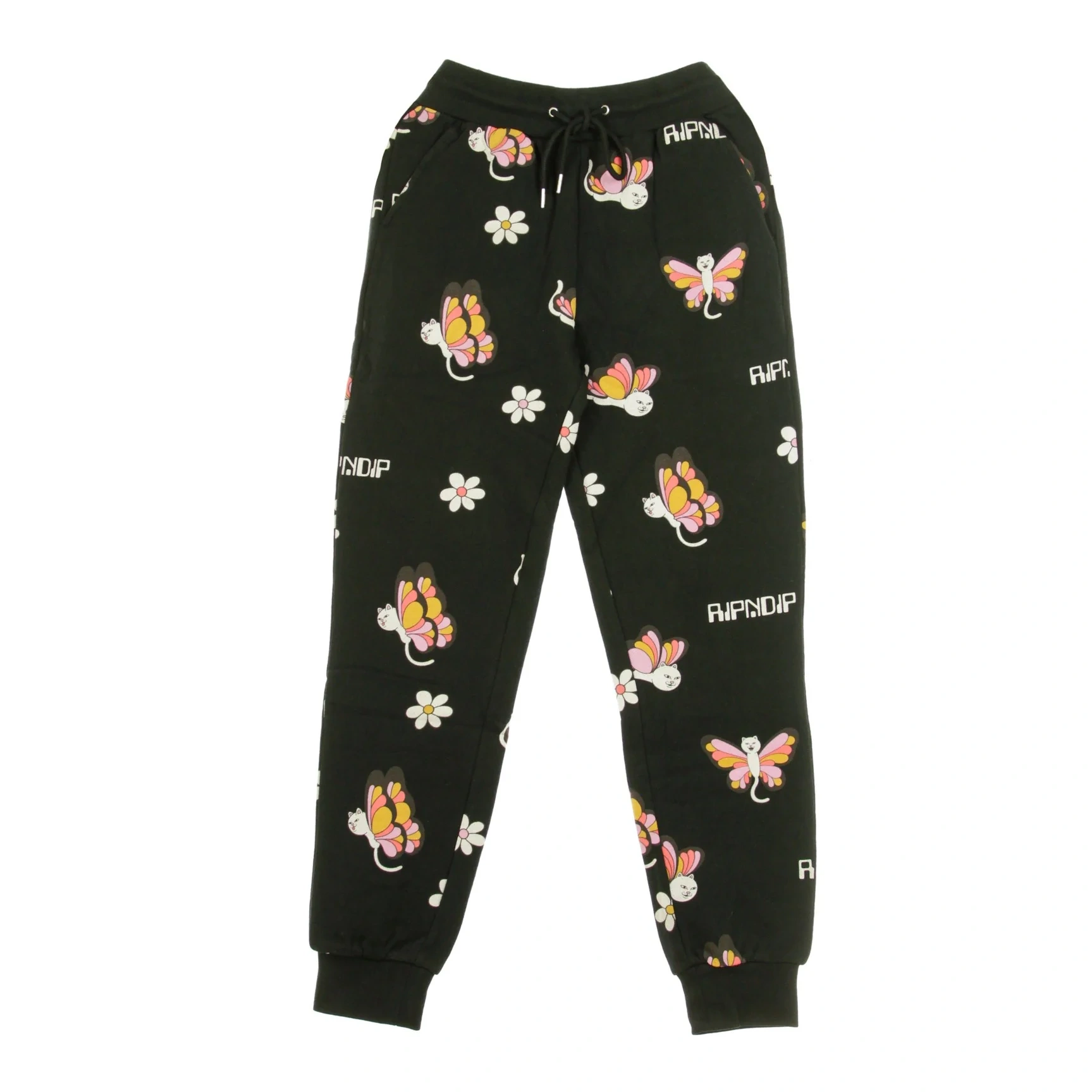 Pantalon De Survêtement En Polaire Pour Hommes Papillon Noir