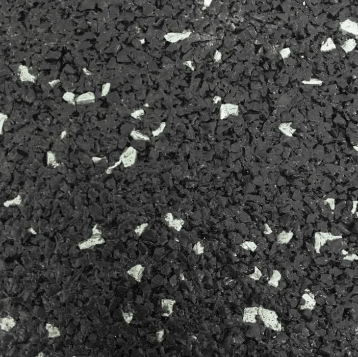 Jordan Activ Square - Gym Flooring - Black Edge With Grey Fleck 50cm X 50cm X 30mm