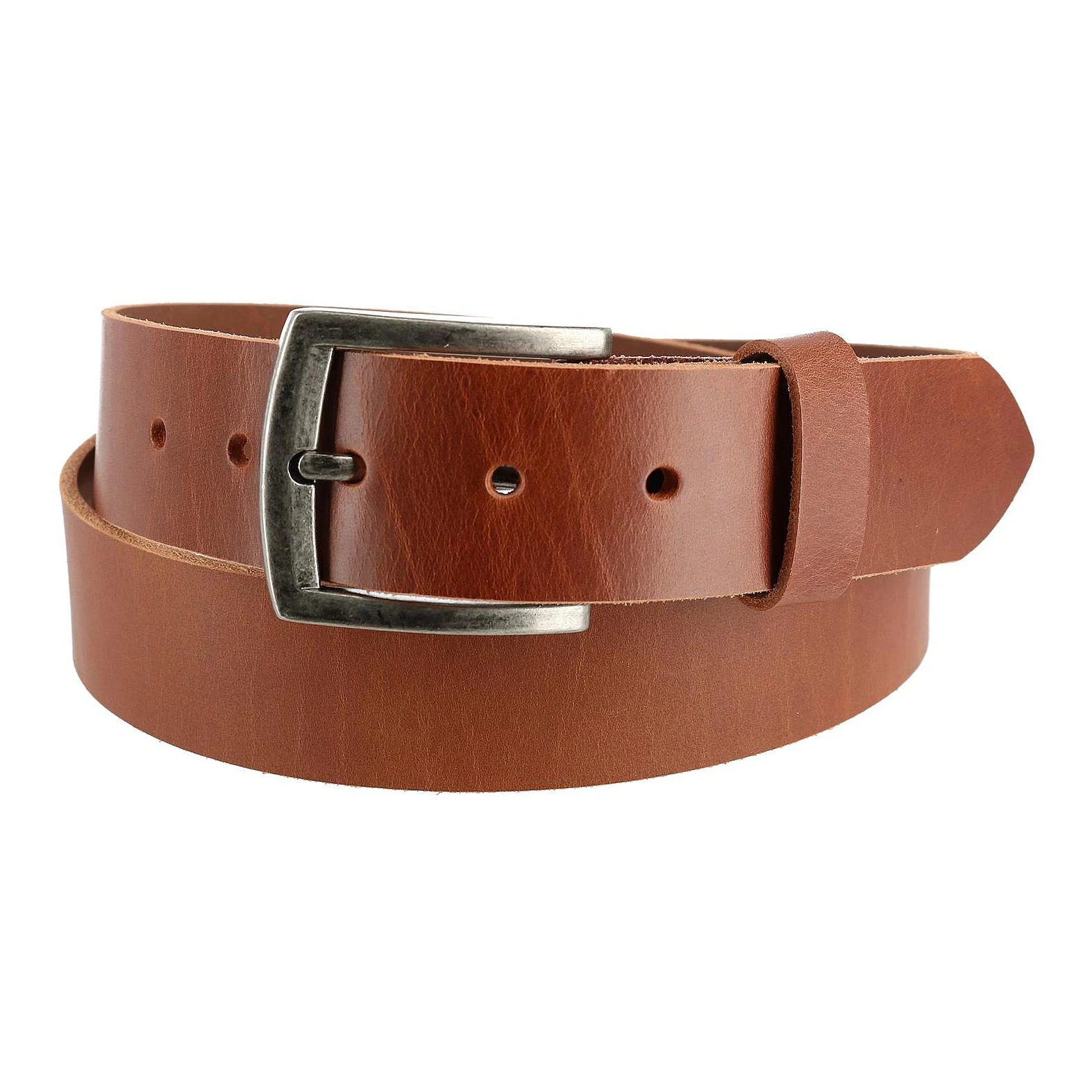 Ctm Men's Leather Bridle Belt With Phoenix Belt Buckle (2 Buckle Set)