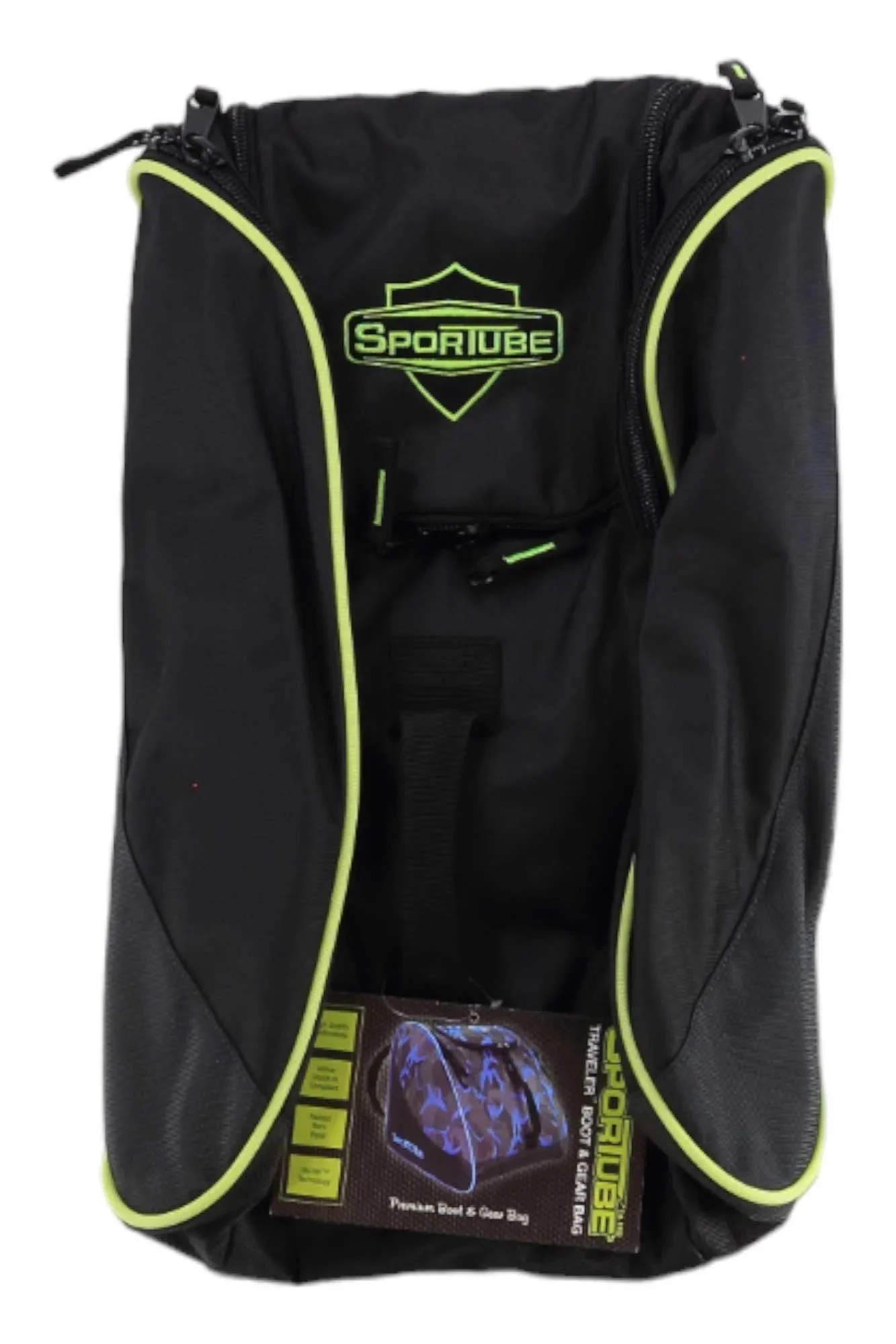 Sportube Traveler Boot Bag - Pristine/black Green