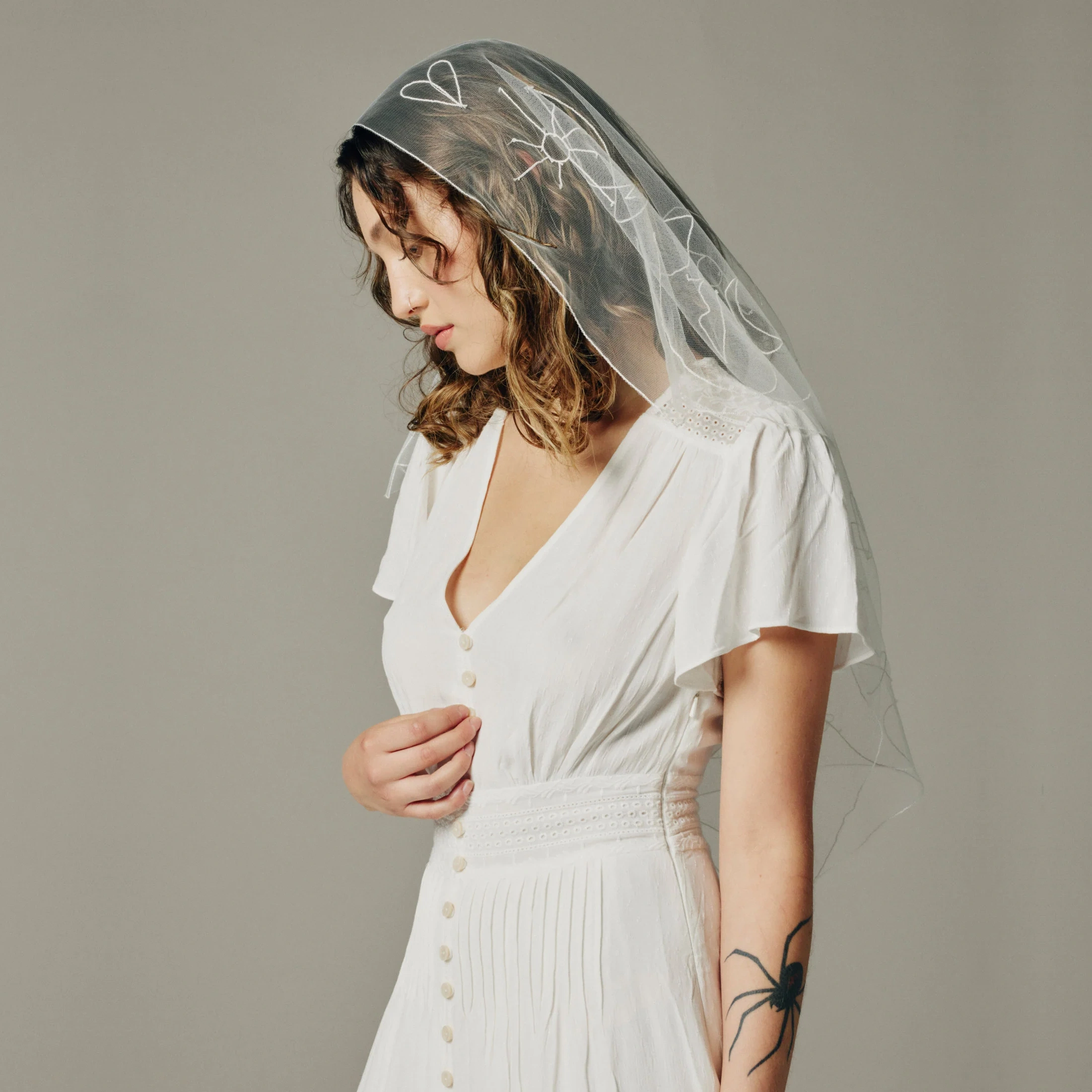 Sundry .- Kit Agar Wedding Veil Collab