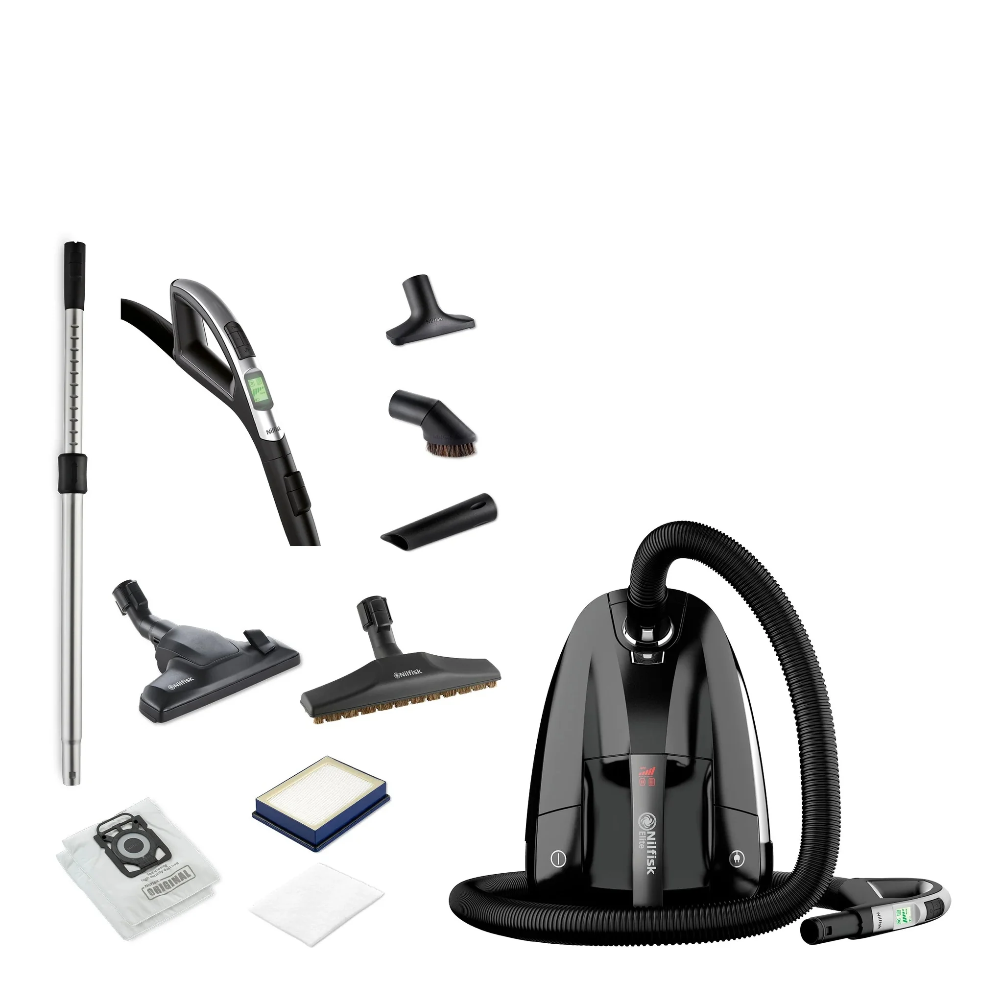 Elite Sort Støvsuger, 650 W