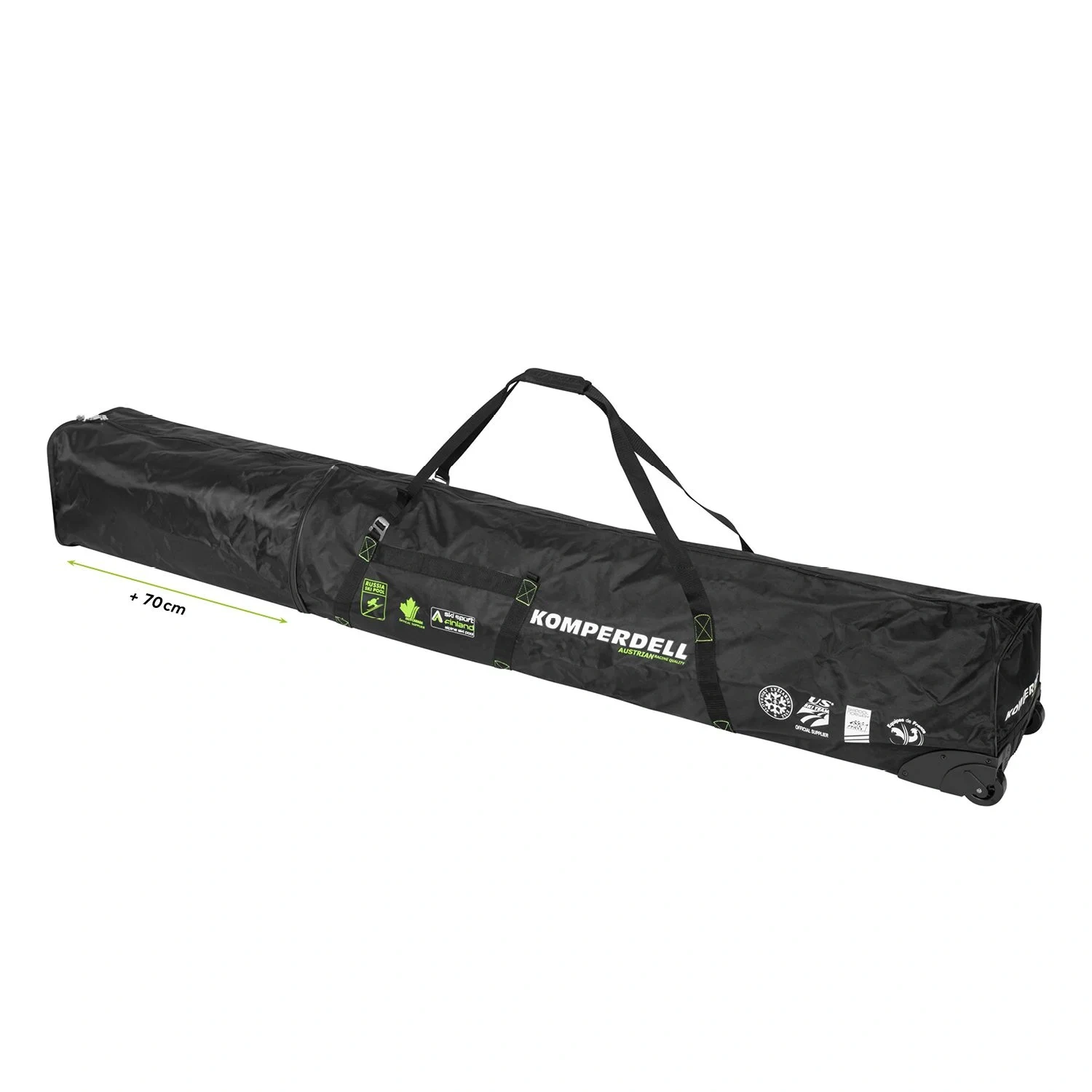 Nationalteam Expandable Pole & Ski Bag With Wheels | 2-schwarz | Uni | K6500-2-uni